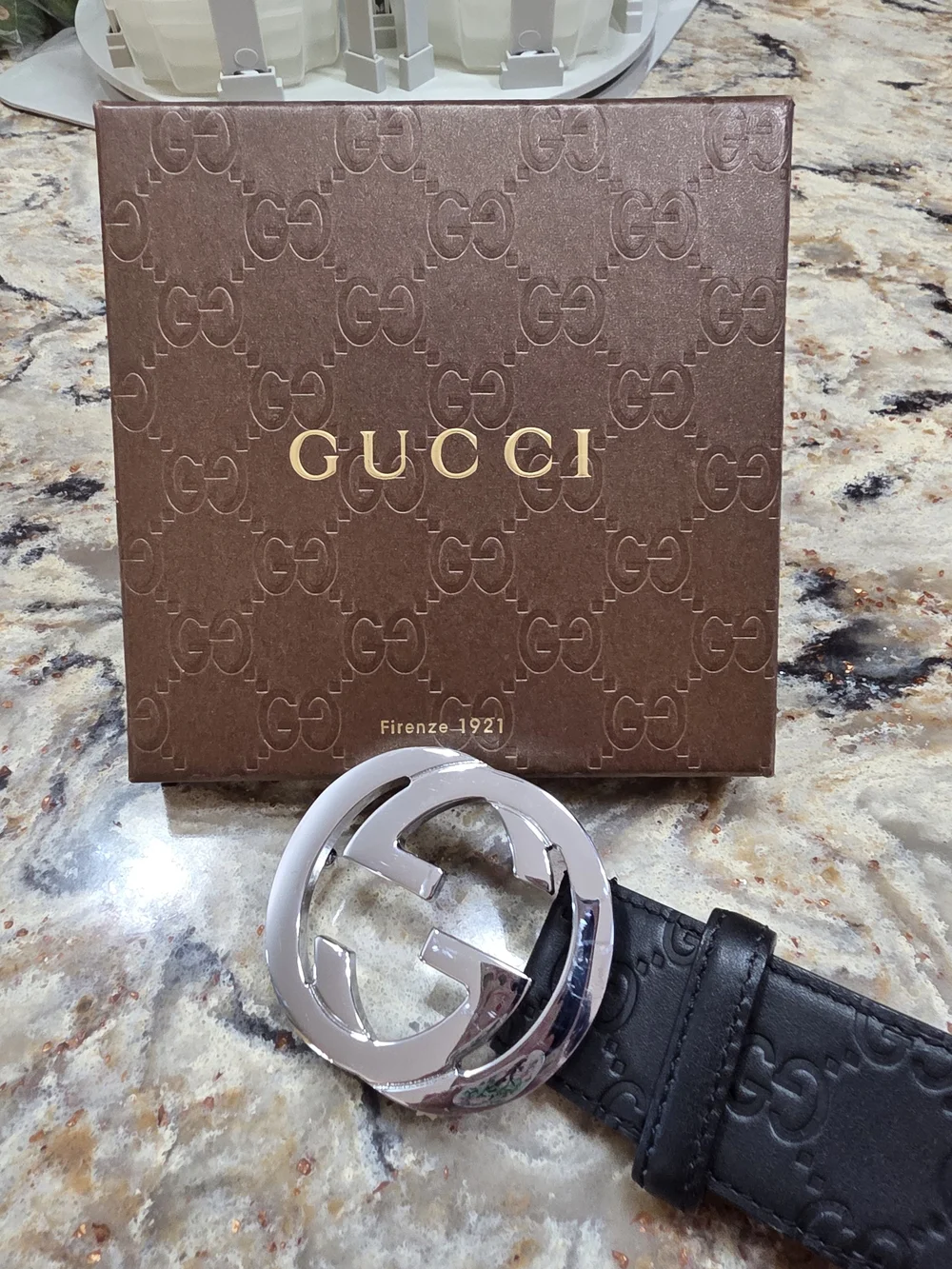 Authentic Gucci Belt Guccisdima Print